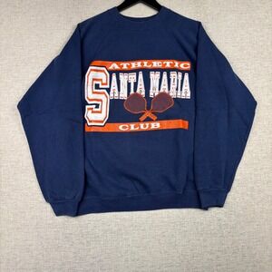 Santa Maria AthleticClub Men's XL Vintage Racquetball Tournament Sweatshirt Navy